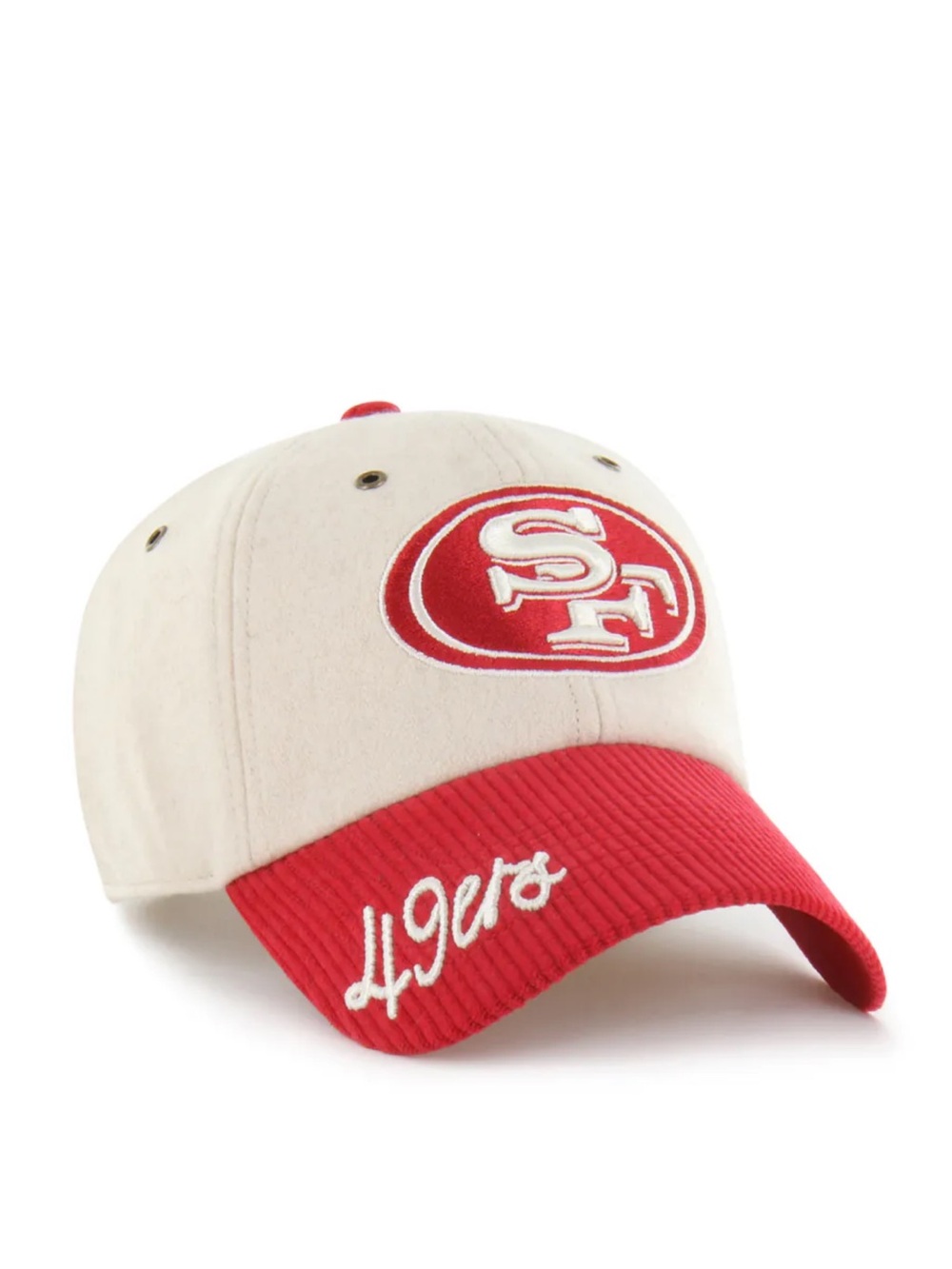 San Francisco 49ers Cream and Red Baseball Cap